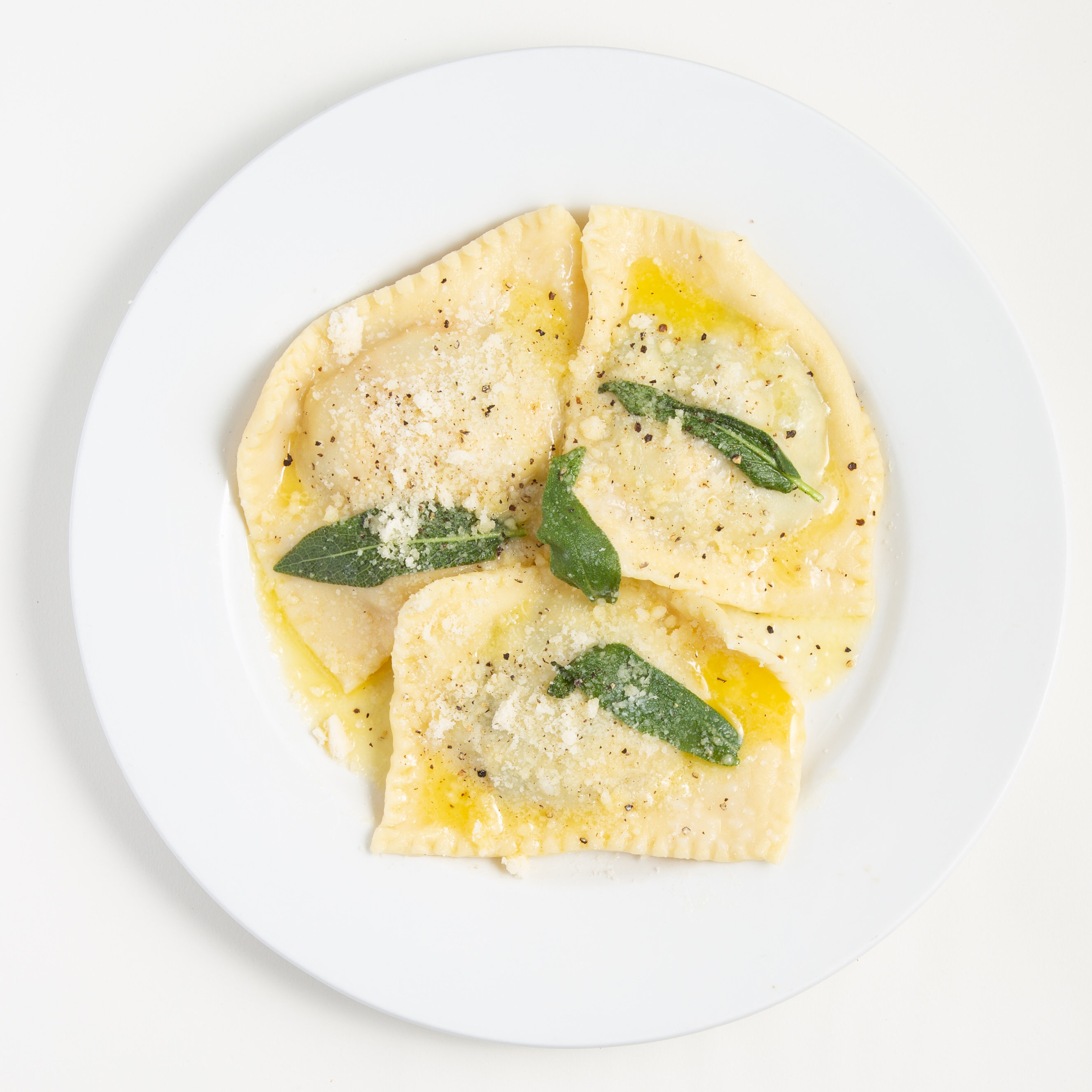 Home Made Ricotta Cheese And Spinach Ravioli (V/Ve) Recipe yhangry